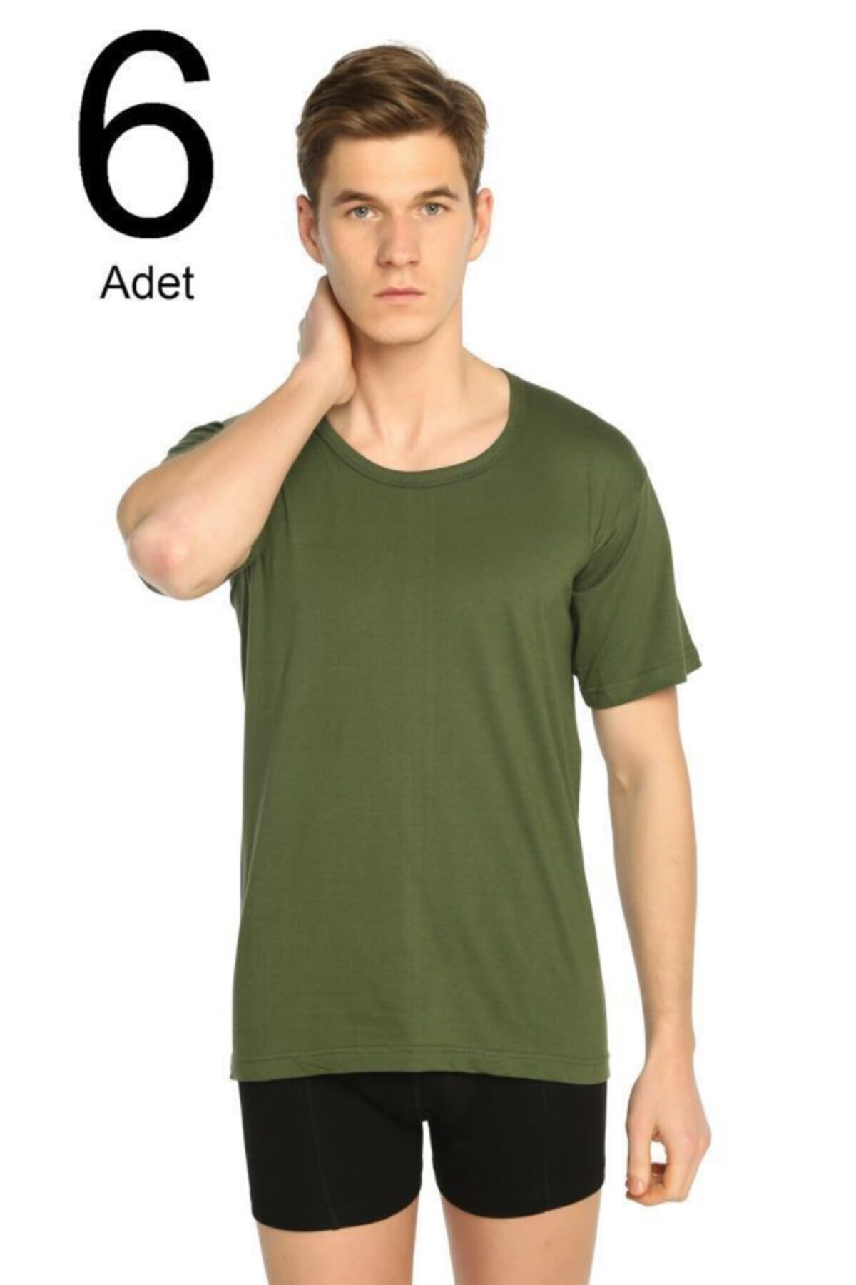 Seher 6'Lı Paket Açık Yaka Erkek Fanila