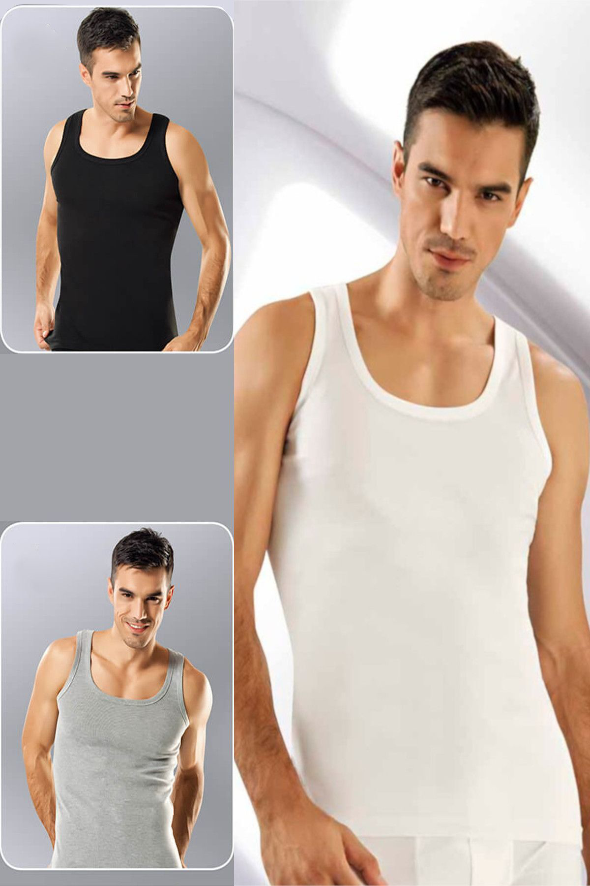 6'lı Paket Erkek Atlet