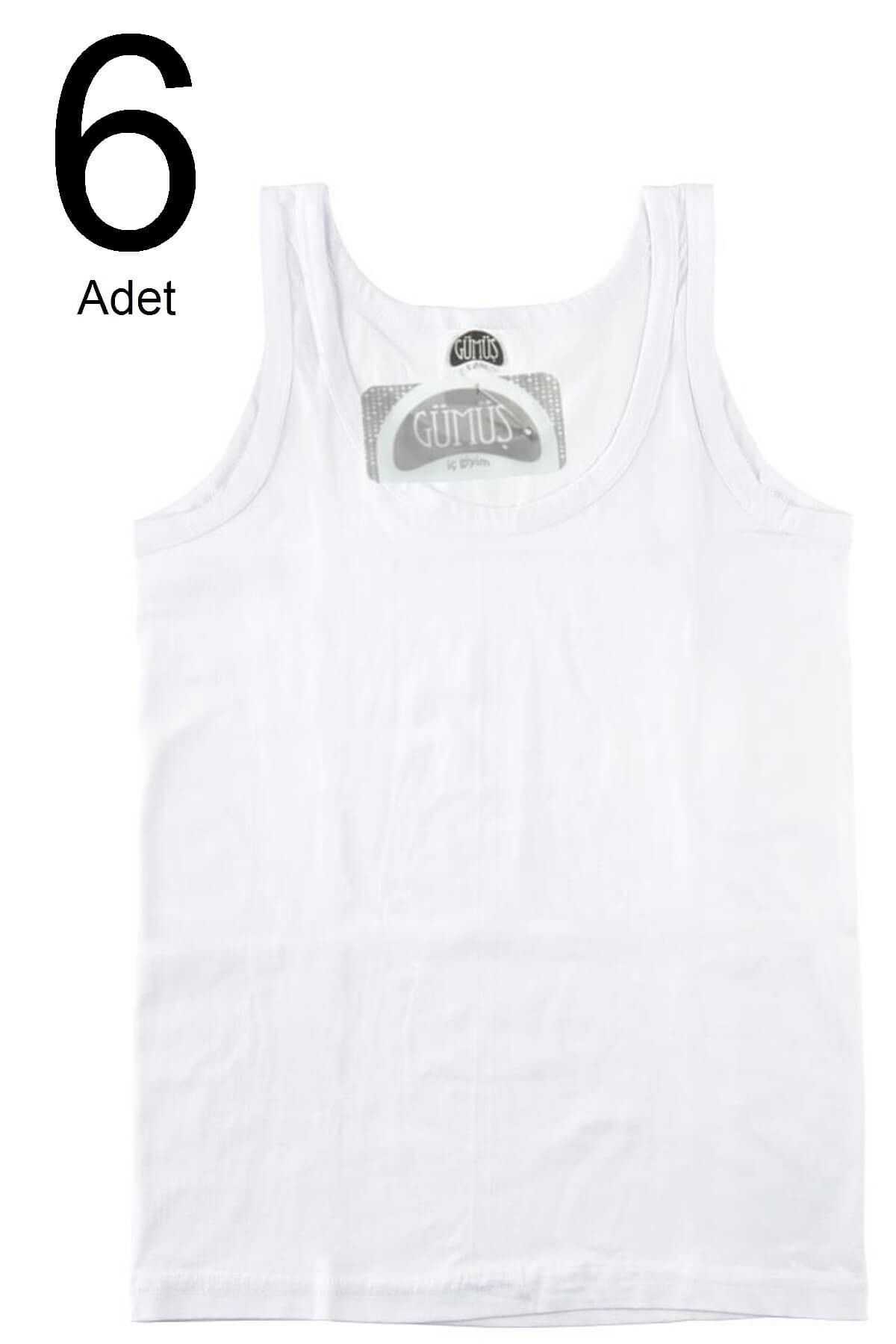 6'lı Paket Erkek Çocuk Atlet