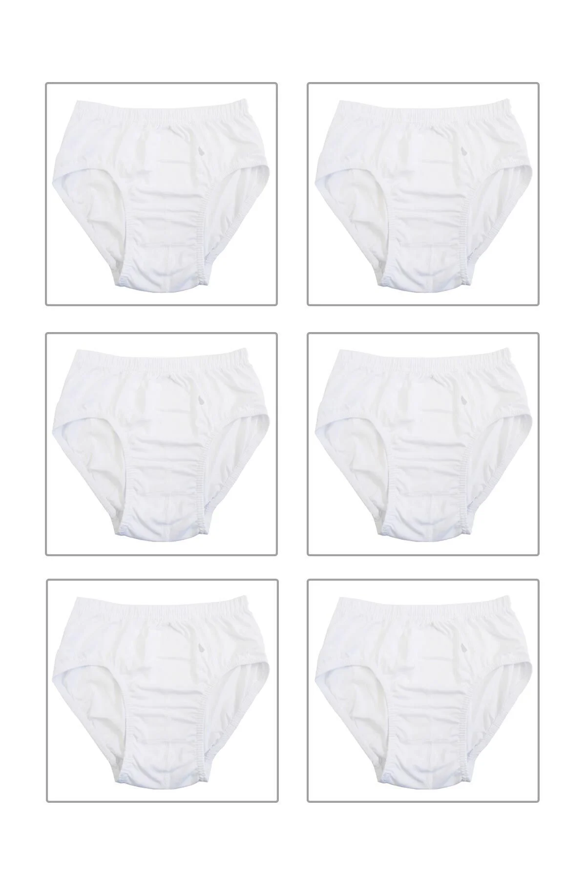6'lı Paket Erkek Çocuk Pamuklu Yumuşak Rahat Boxer