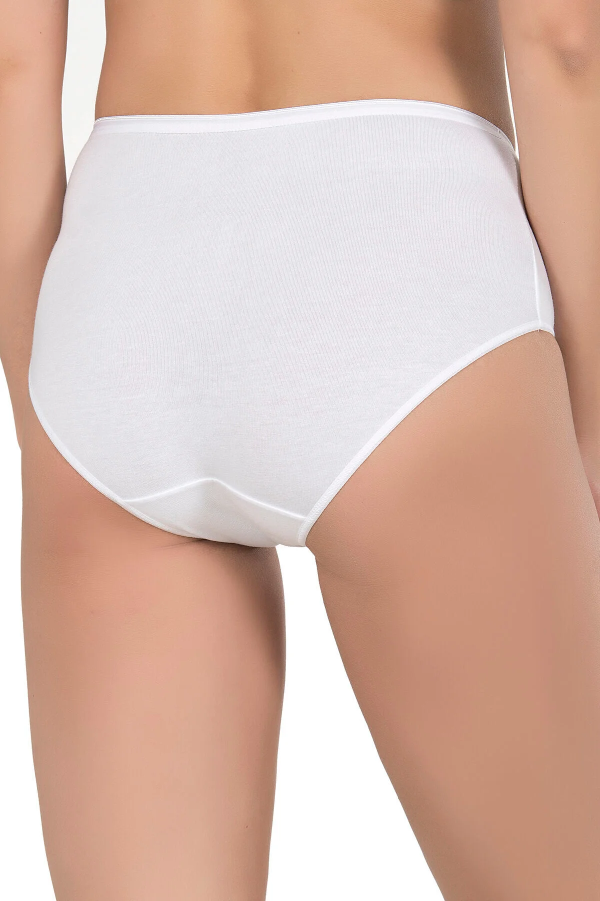 6'lı Paket Kadın Pamuklu Modal Esnek Yumuşak Yüksek Bel Bato Külo