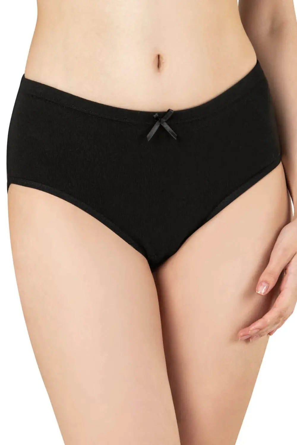 6'lı Paket Kadın Ribana Esnek Pamuklu Yüksek Bel Bato Külot Büyük