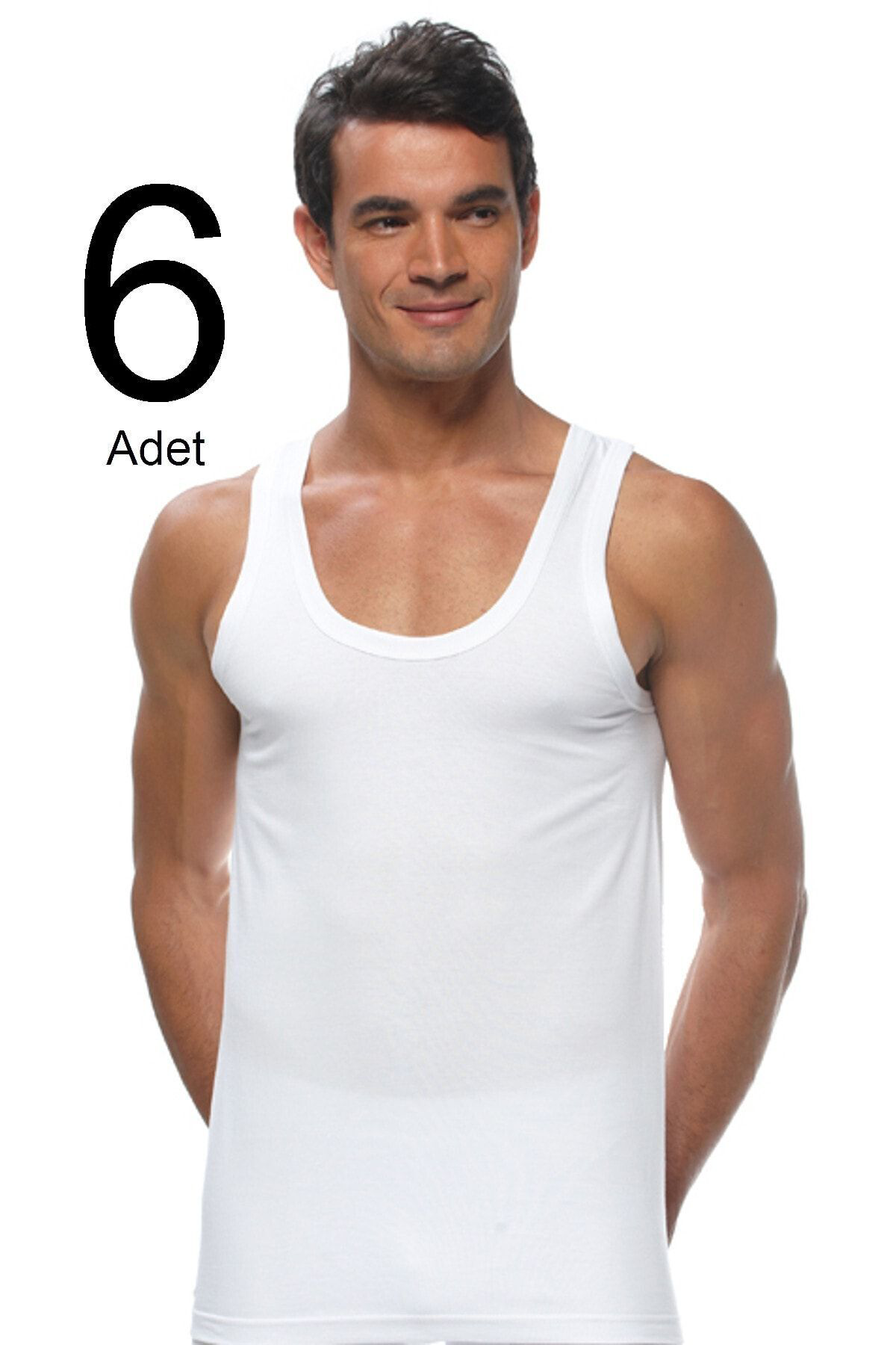 6'lı Paket Klasik Erkek Atlet