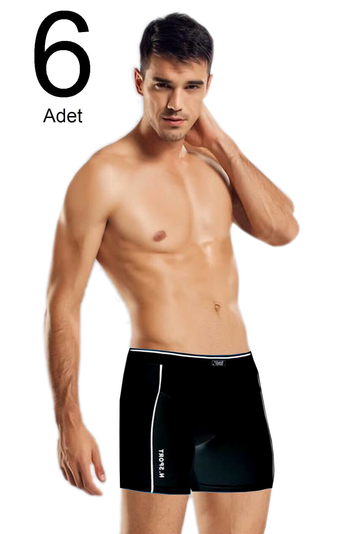 6'lı Paket Modal Erkek Boxer Yeni Sezon