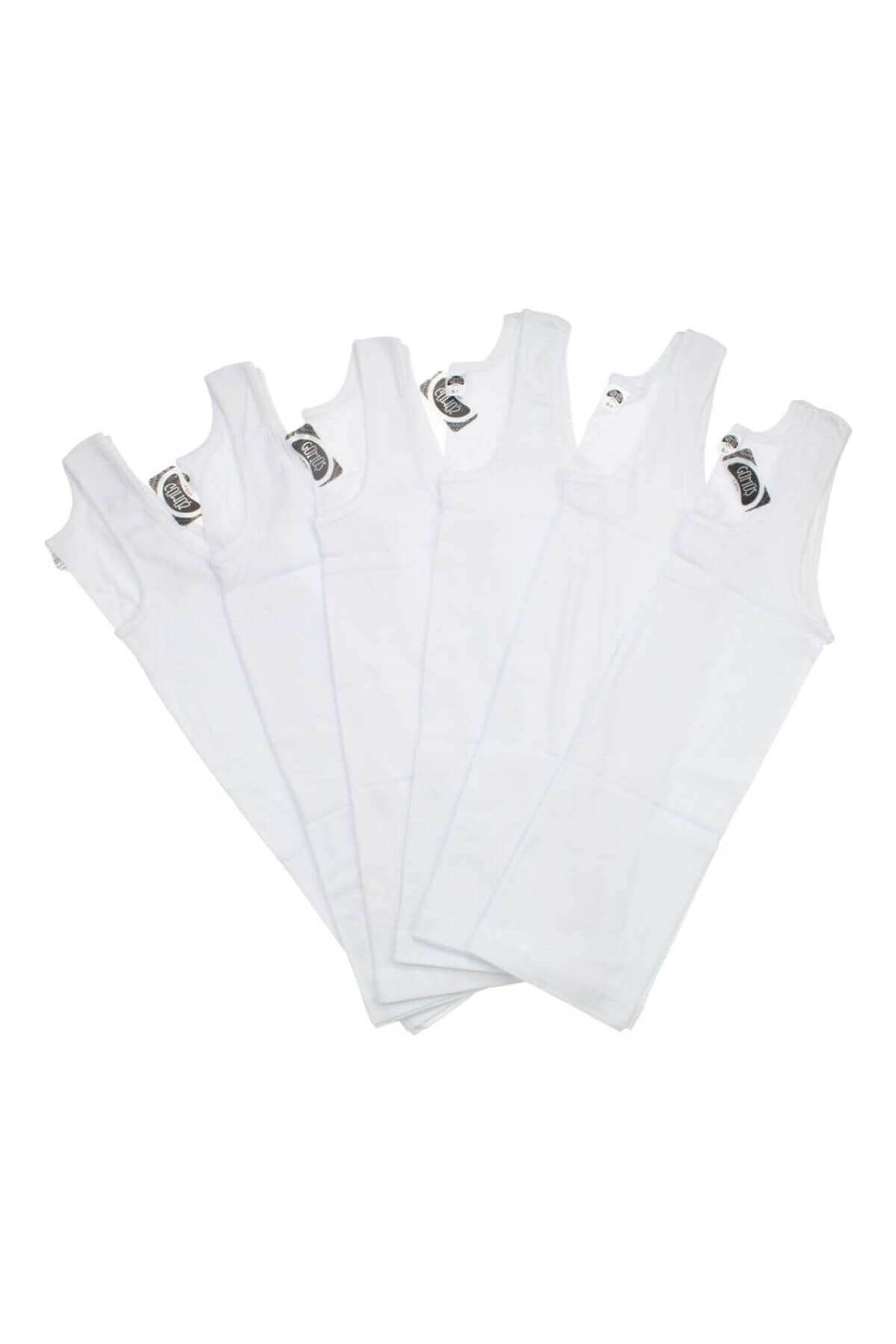 6'lı Paket Ribana Biyeli Kadın Geniş Askılı Atlet