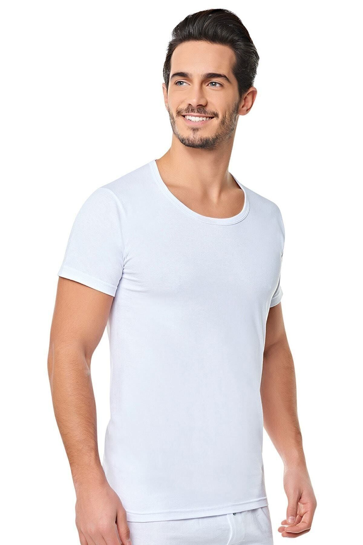 Seher Yildizi 6'Li Paket Seher Açik Yaka Erkek Fanila Yeni Sezon