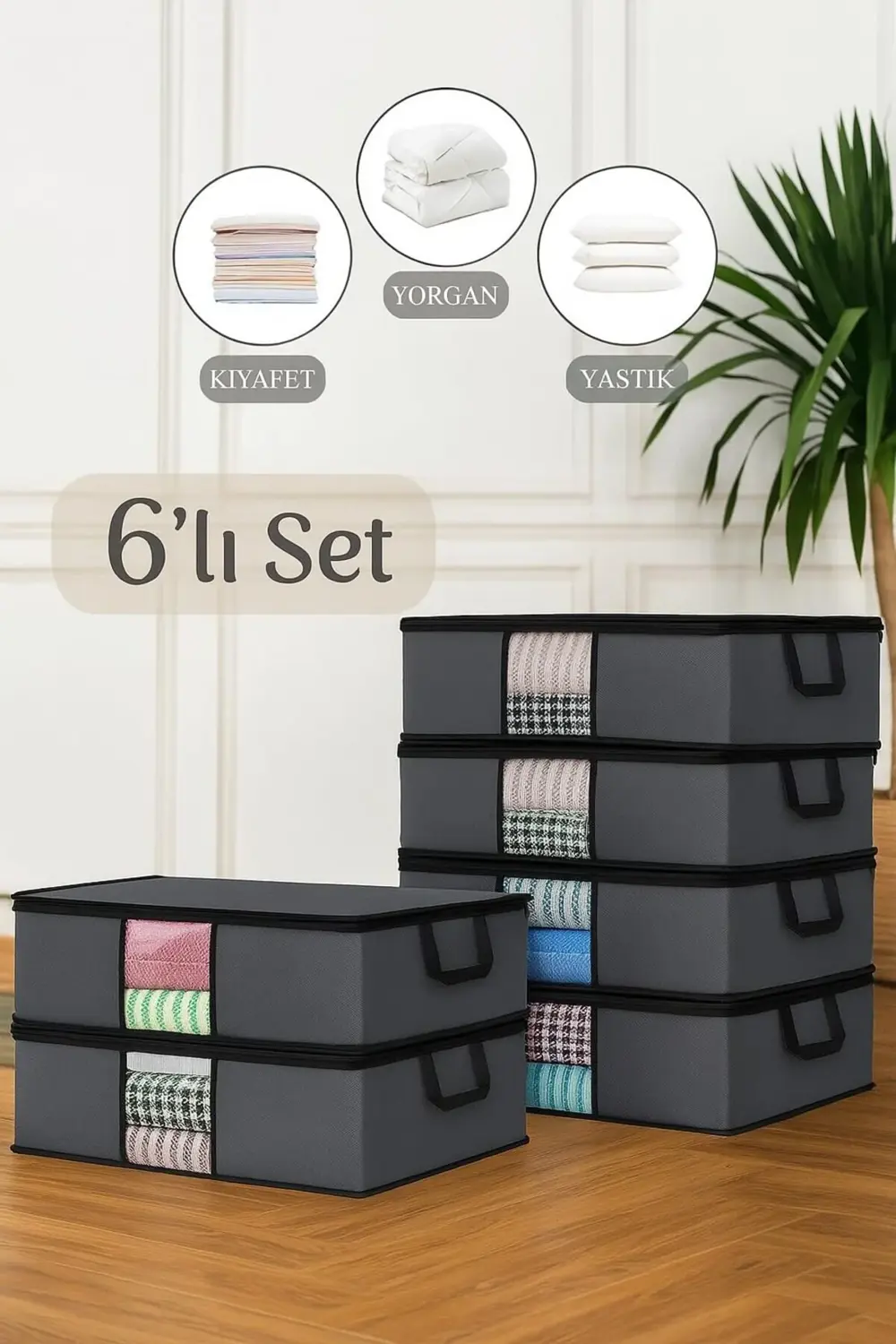 6'lı Pencereli Baza Hurç Baza Altı Düzenleyici Set