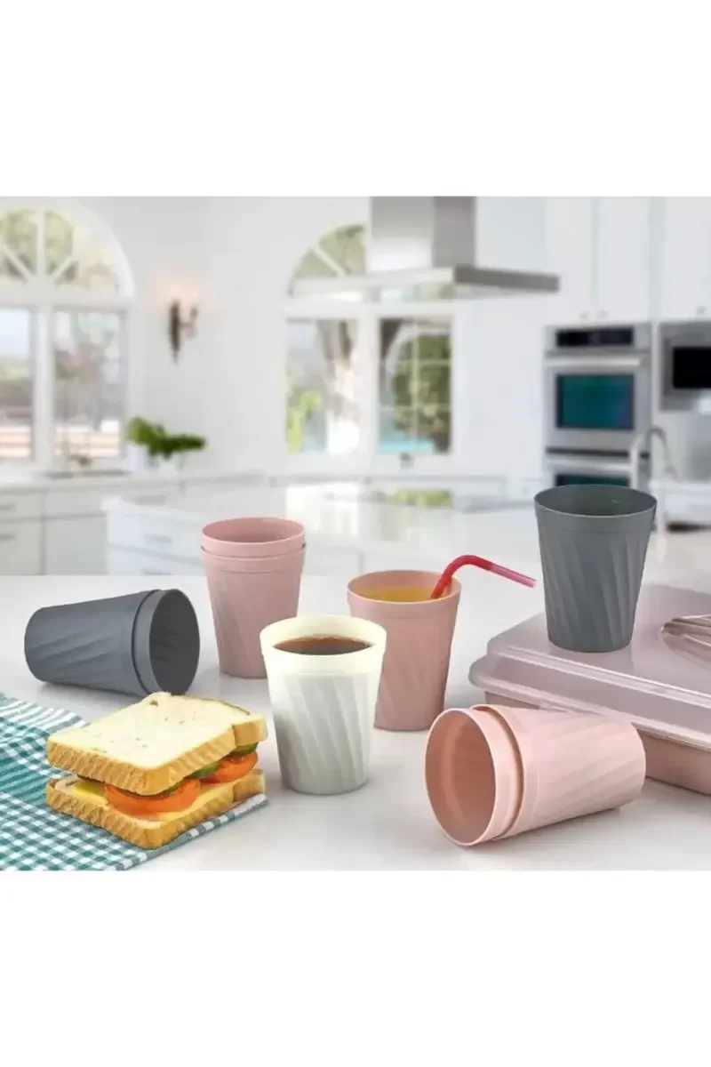 6'lı Plastik Bardak Seti - Piknik Bardağı Seti