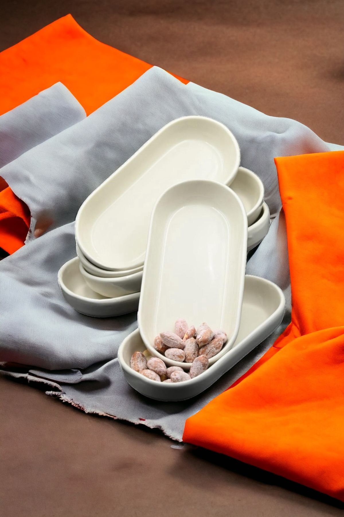 Kekikdükkan 6'Li Seramik Sunum Tabaği Seti (Salda)