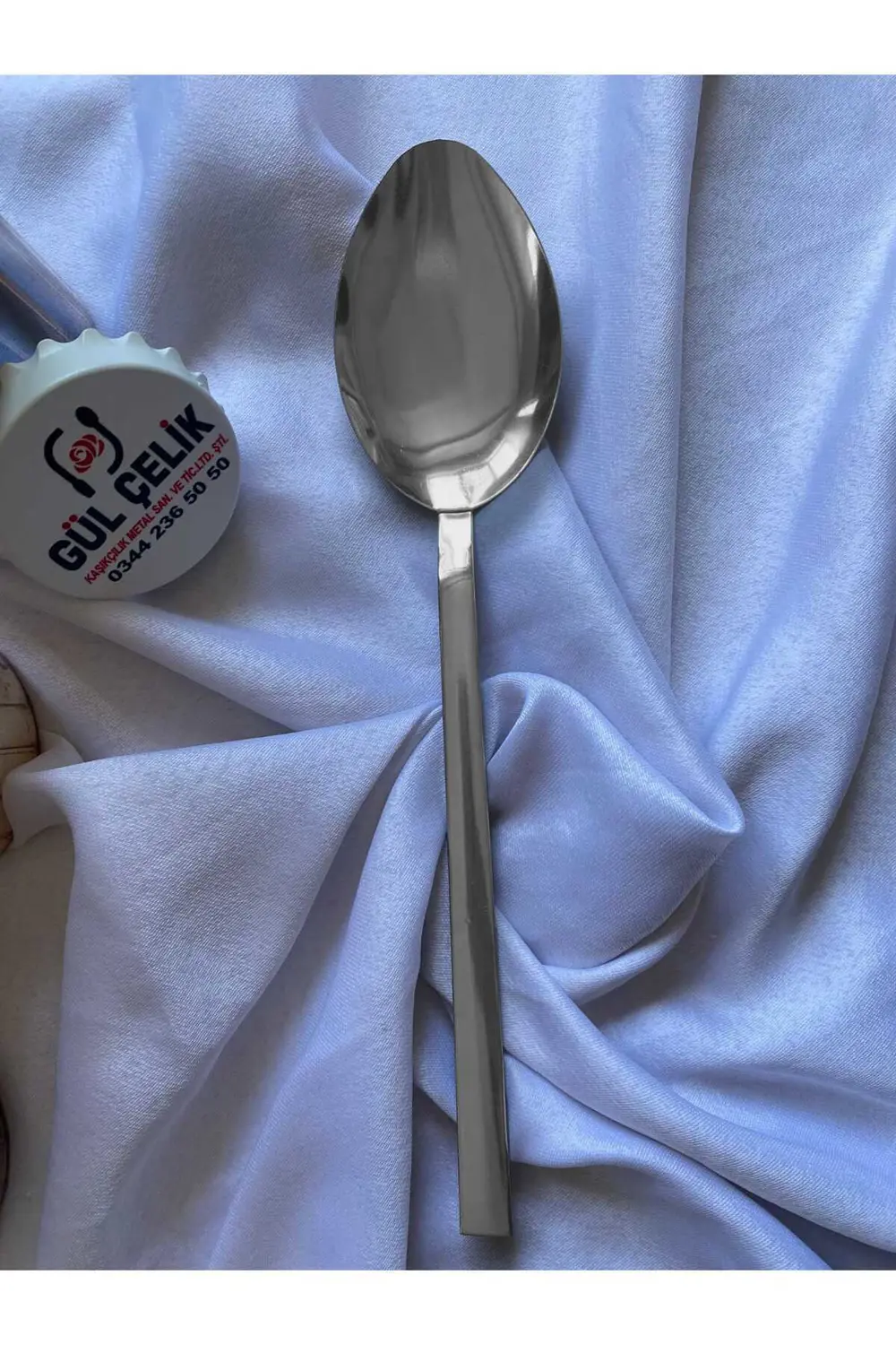 6'Lı Servis Seti Kepçe Kevir Kaşık Spatula Çatal Maşa 18/0 Kalite