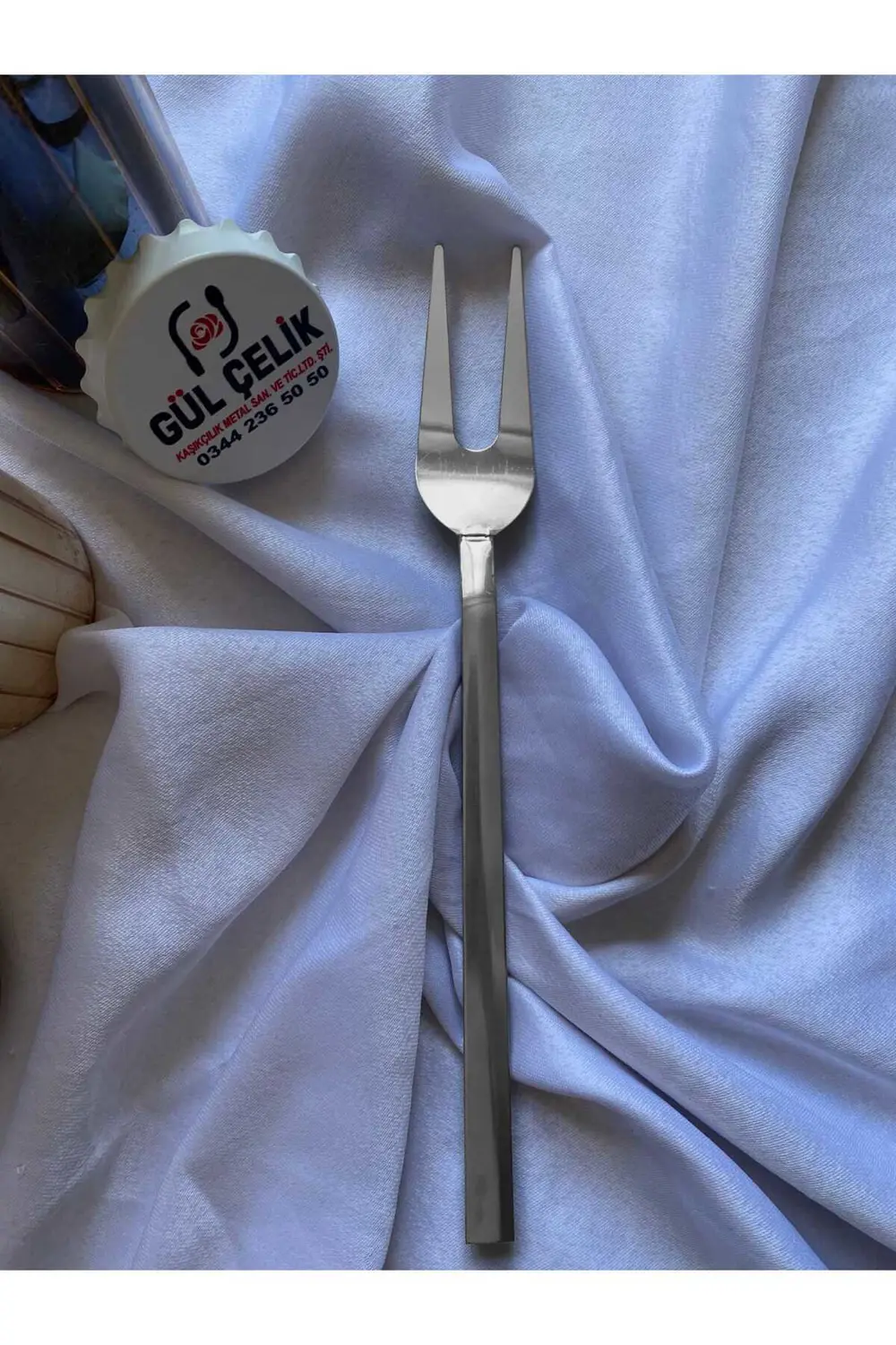 6'Lı Servis Seti Kepçe Kevir Kaşık Spatula Çatal Maşa 18/0 Kalite