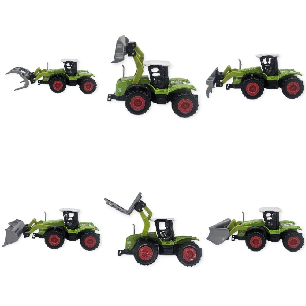 6'lı Set Farm Mini Oyuncak Traktör - 14 cm Çiftlik Araçları - 1 ADET