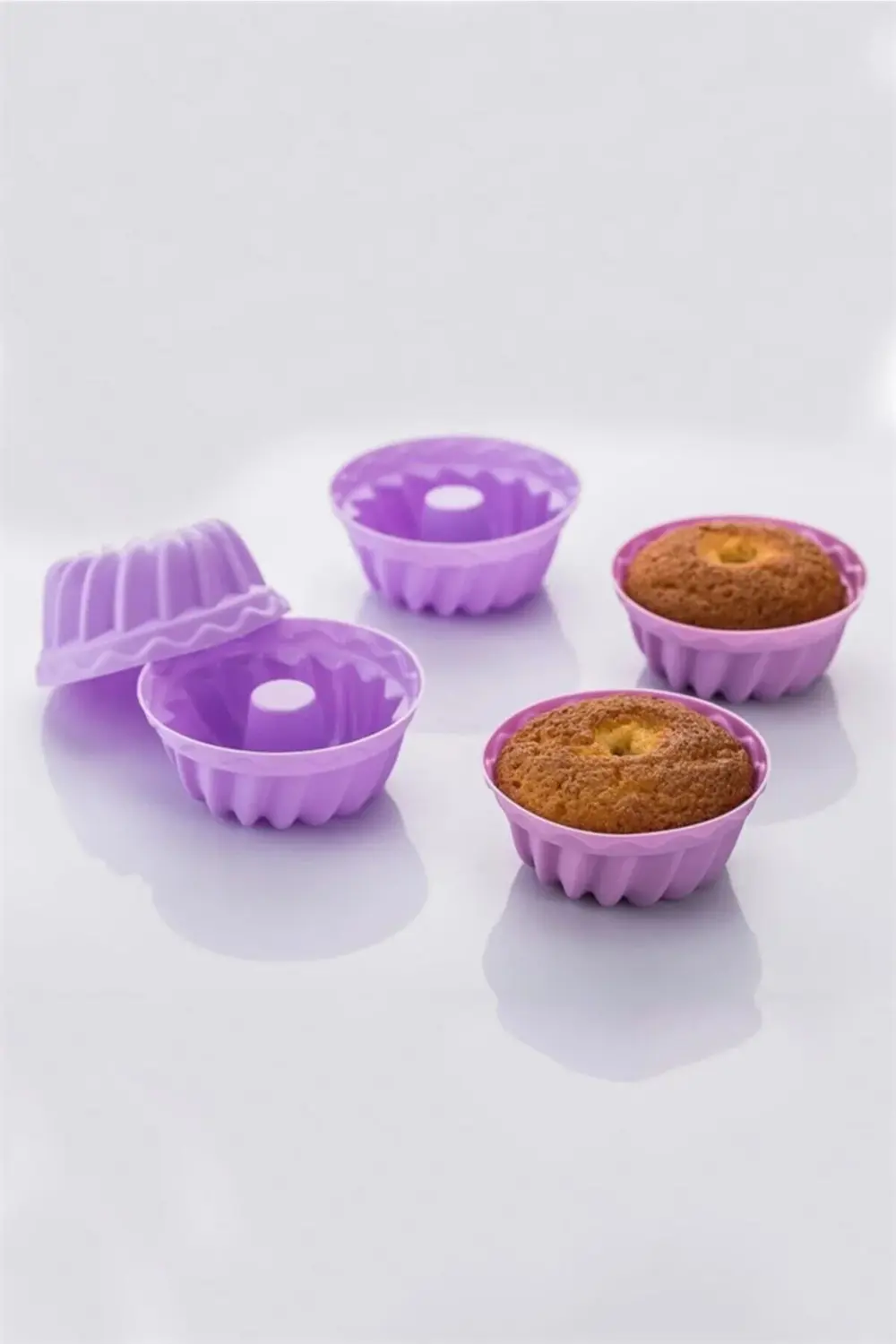 6'lı Silikon Mini Muffin Kalıbı, Kek Kalıbı