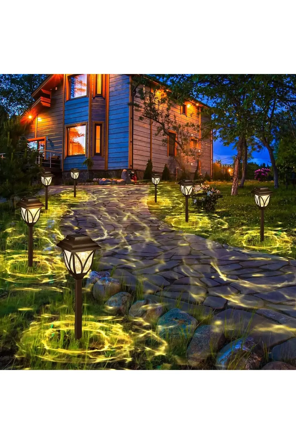6'lı Solar Bahçe Aydınlatması Gün Işığı
