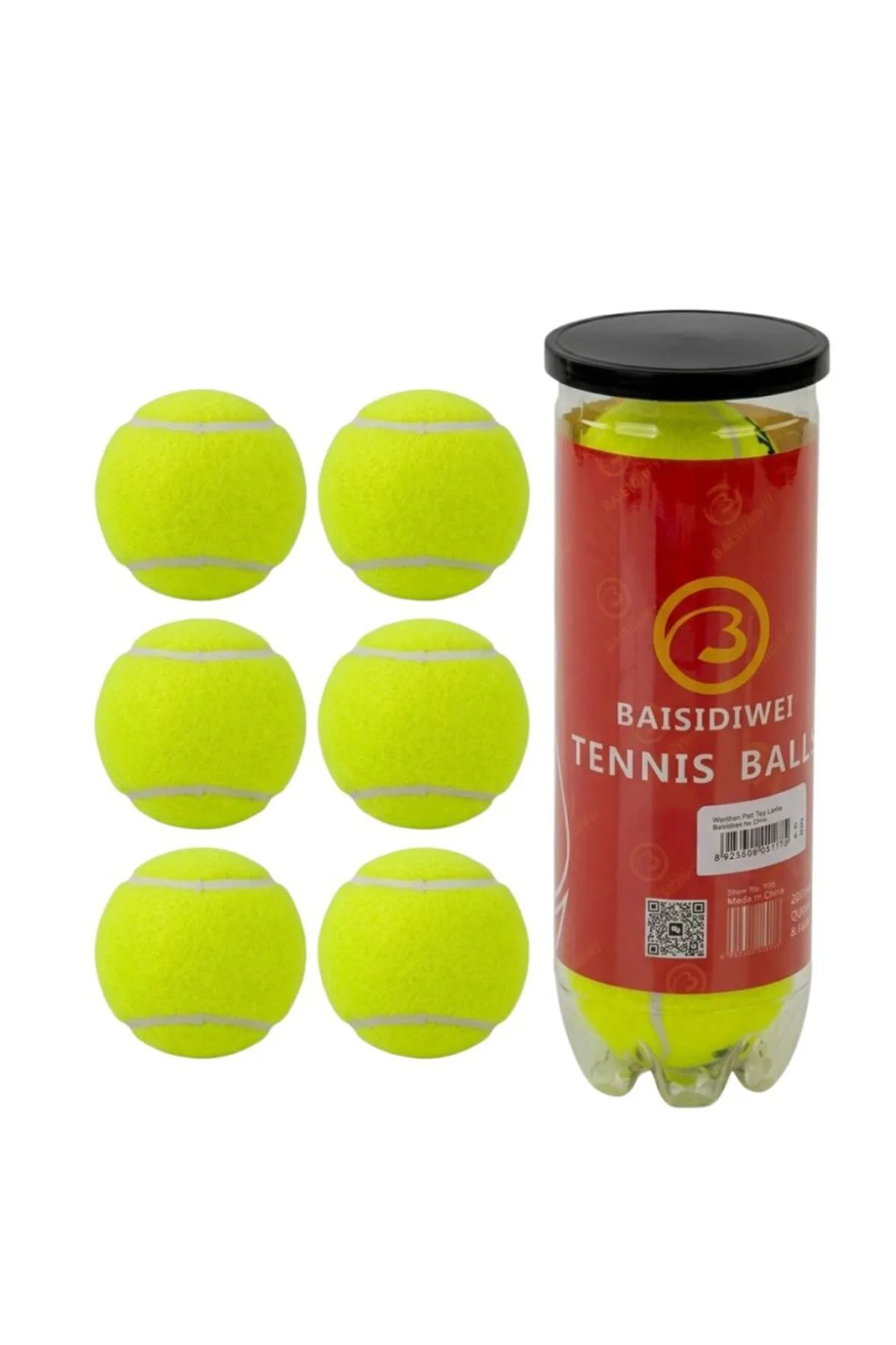 6’lı Tenis Topları Seti Spor Ve Eğlence İçin İdeal