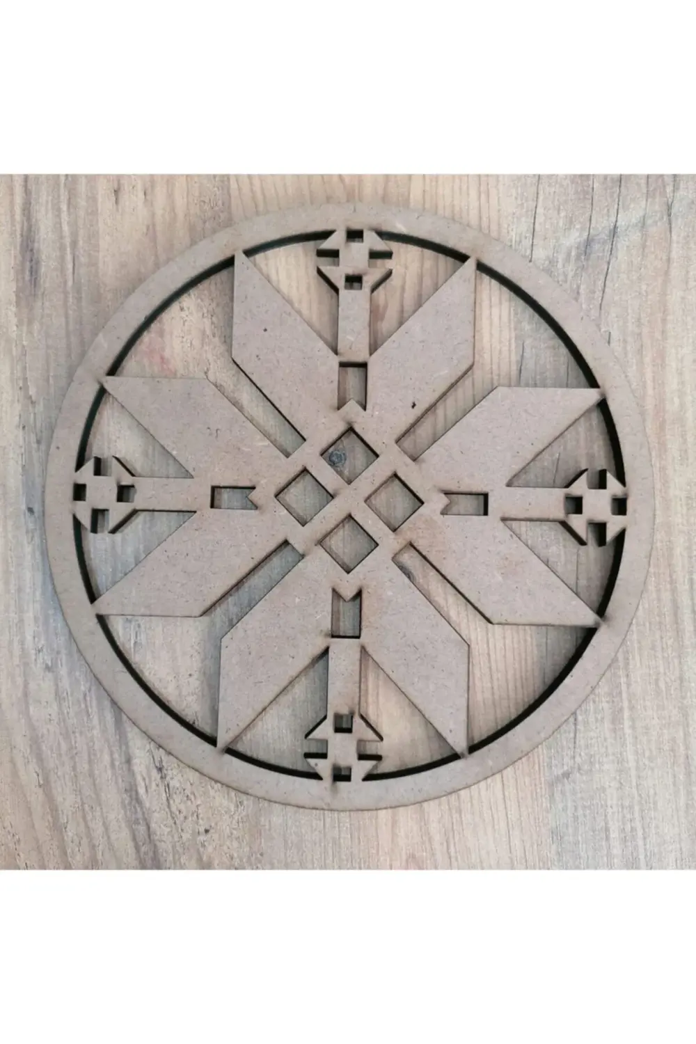 6mm Ahşap Mdf Nihale Seti 4 Lü Boyasız