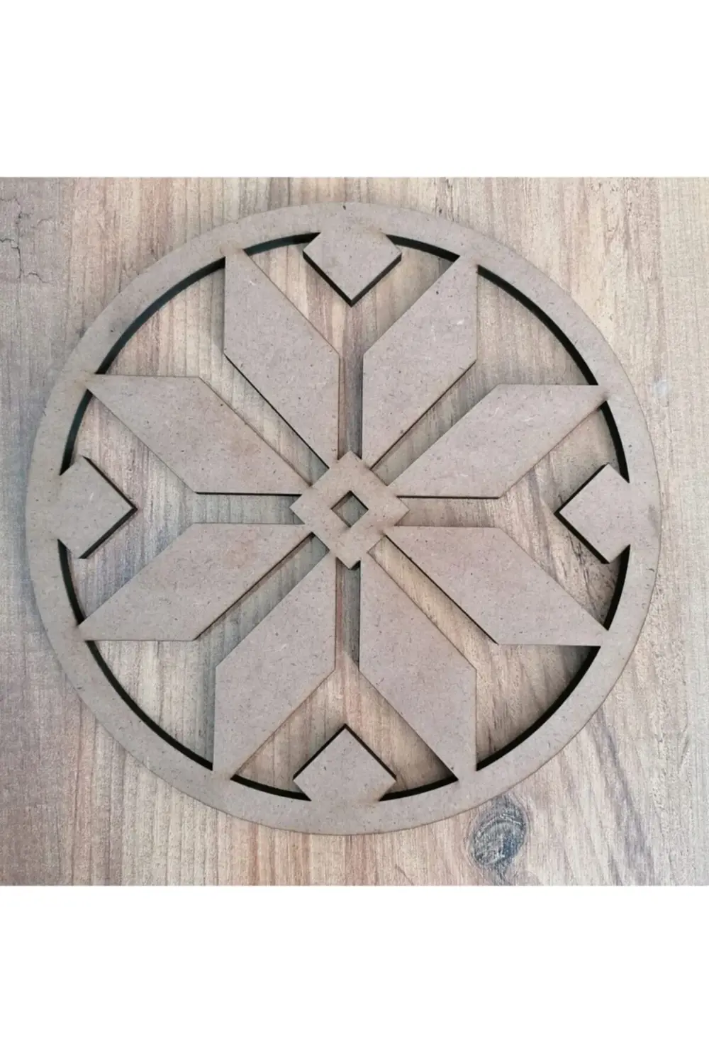 6mm Ahşap Mdf Nihale Seti 4 Lü Boyasız
