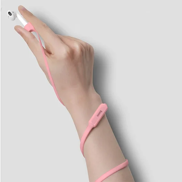 6mm Doğru Tutma Spor Askısı - Airpods 1-2 Ter Önleyici Silikon Boyun Askısı