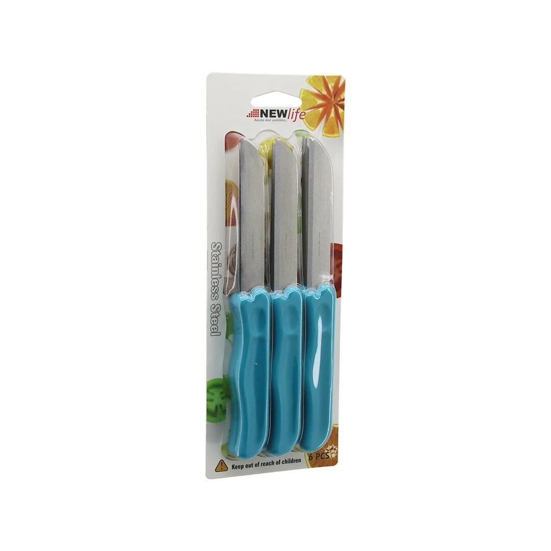 6pcs  Meyve  Bıçak  Renkli Plastik Saplı Bx40 Fiyatı, Yorumları ve Özellikleri