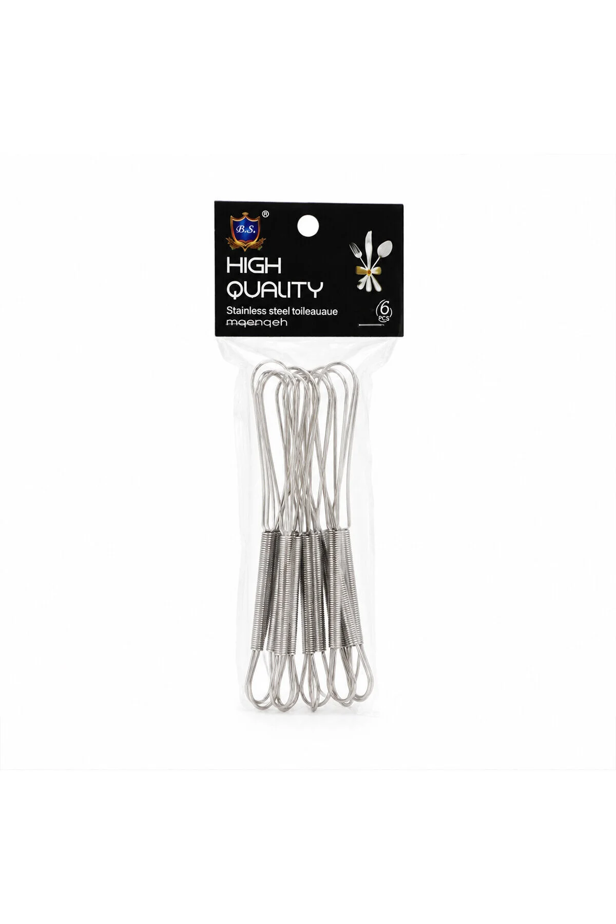 6PCS MİNİ=13CM Metal Çırpıcı - Görsel 3