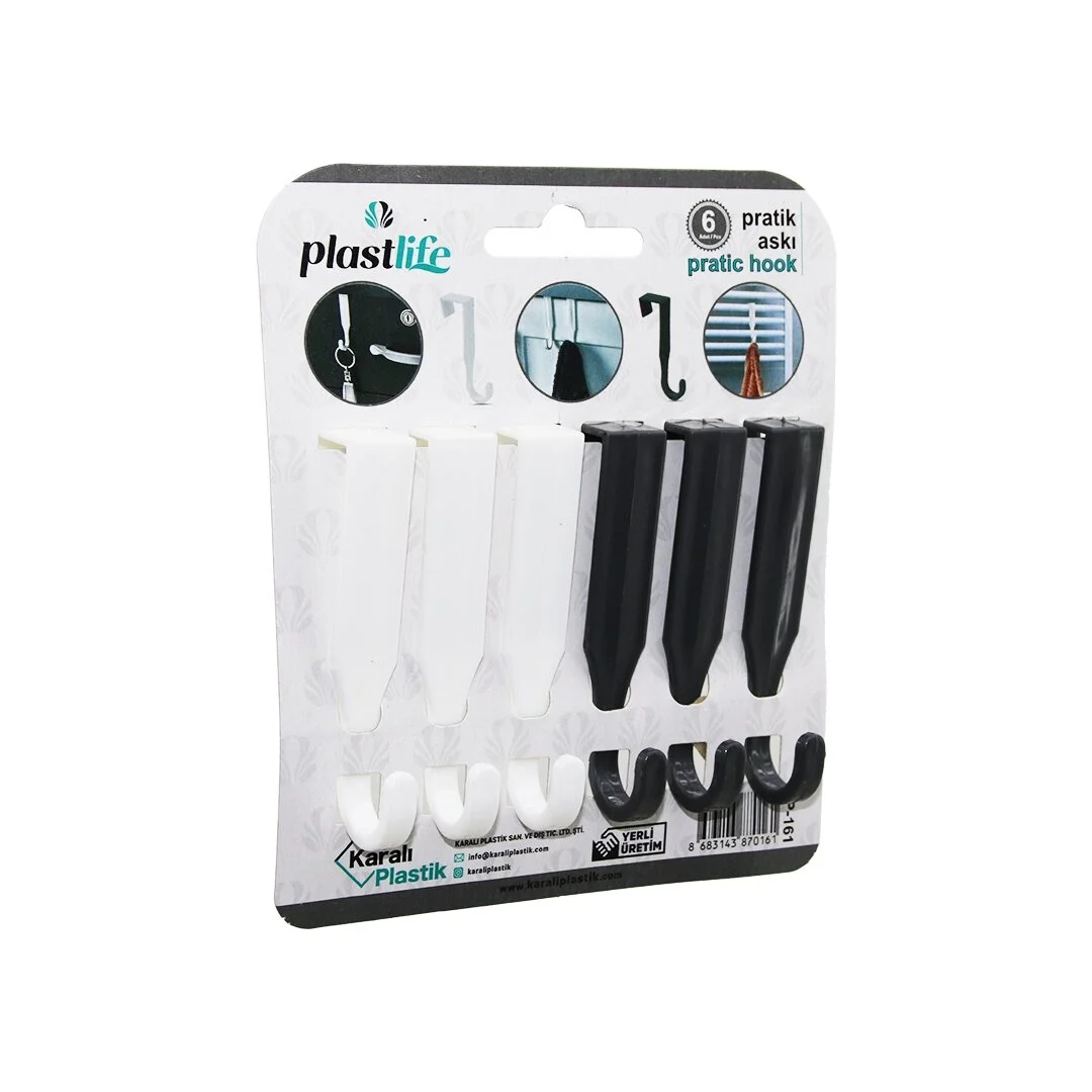 6pcs - Tek Kollu   Çok Amaçlı - Tak Çıkar  Pratik Plastik Askı Bx40 Fiyatı, Yorumları ve Özellikleri