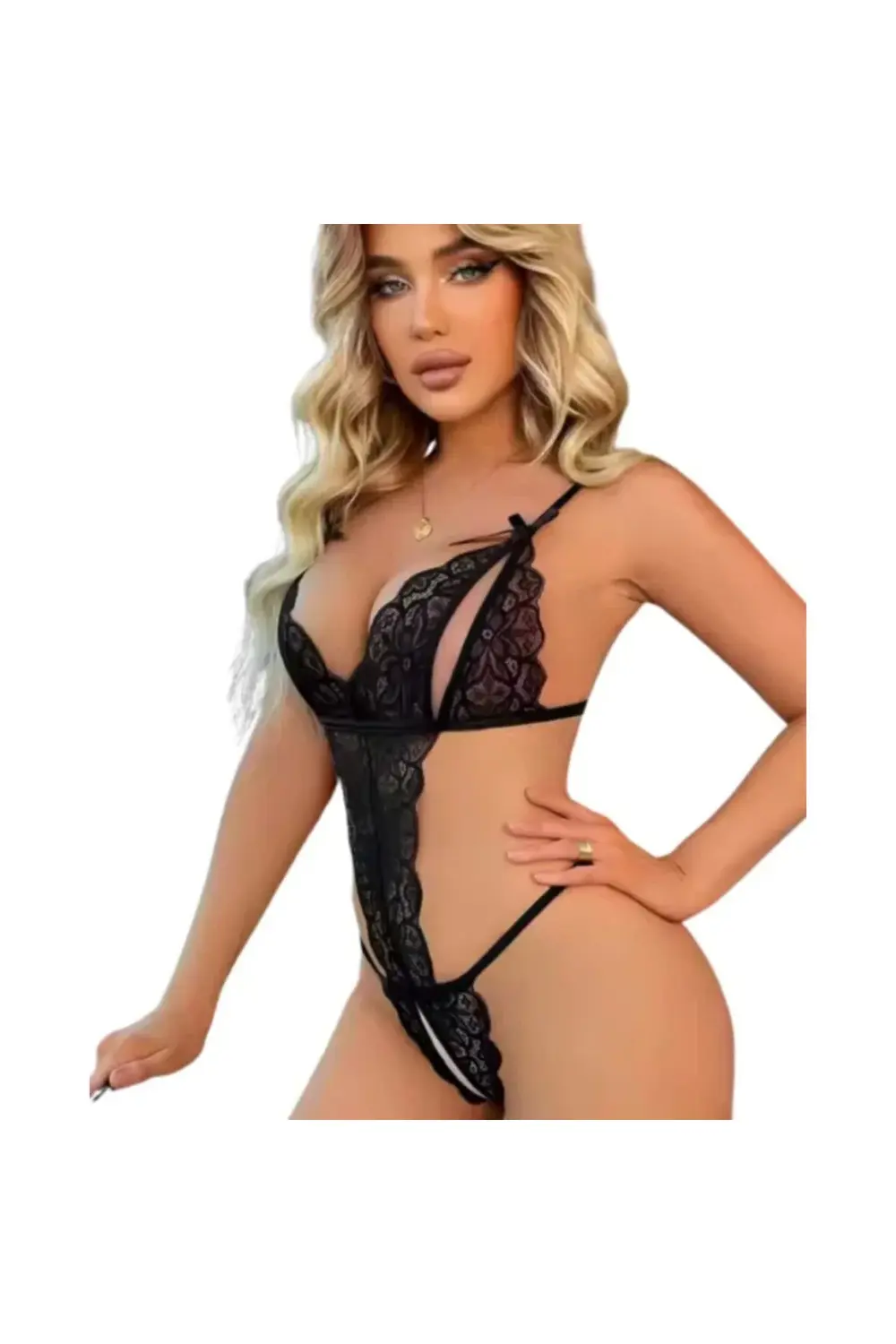 6T-Büyük Beden Fantezi Babydoll - Gecelik-Tegan Büyük Beden Fante