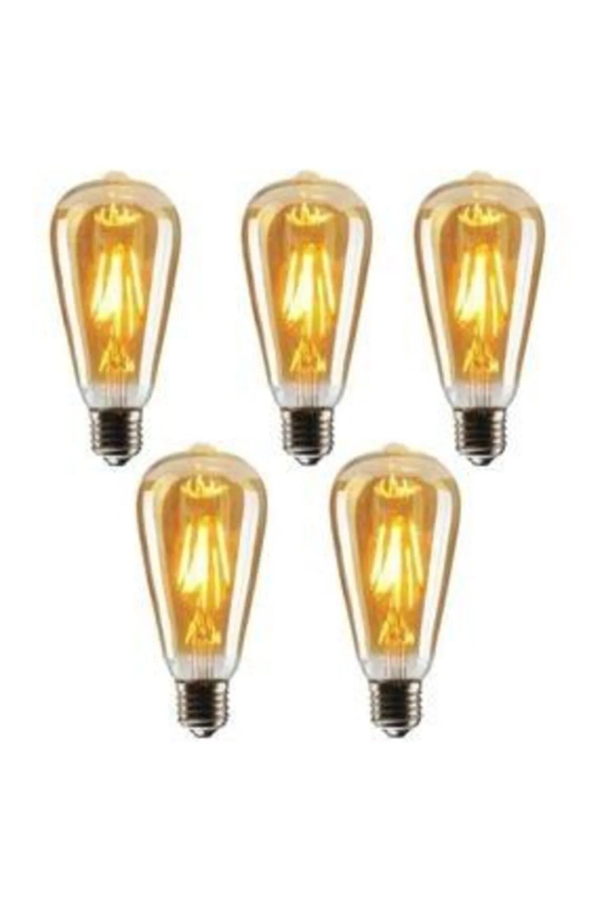 6w Amber Renk Rustik Led Ampul Ct-4284 5 Adet 6w Amber Renk Rustik Led Ampul Ct-4284 5 Adet