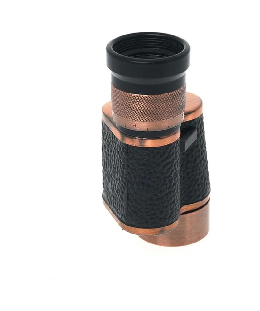 6x24 Baıgısh Askeri Tarzi Pirinç Ve Deri Kaplamalı Deri Çantalı Monocular Dürbün Princ Çok Renkli