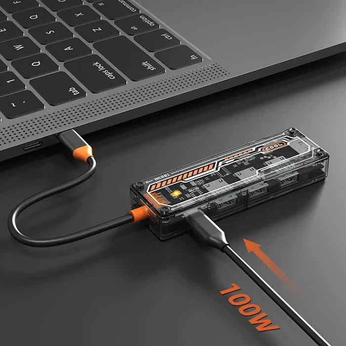 6'ya 1 Type-C Kumara Hub 4K HD HDMI VGA 100W PD3.0 USB3.0
