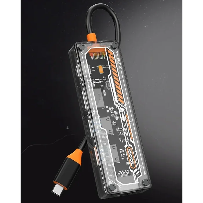 6'ya 1 Type-C Kumara Hub 4K HD HDMI VGA 100W PD3.0 USB3.0