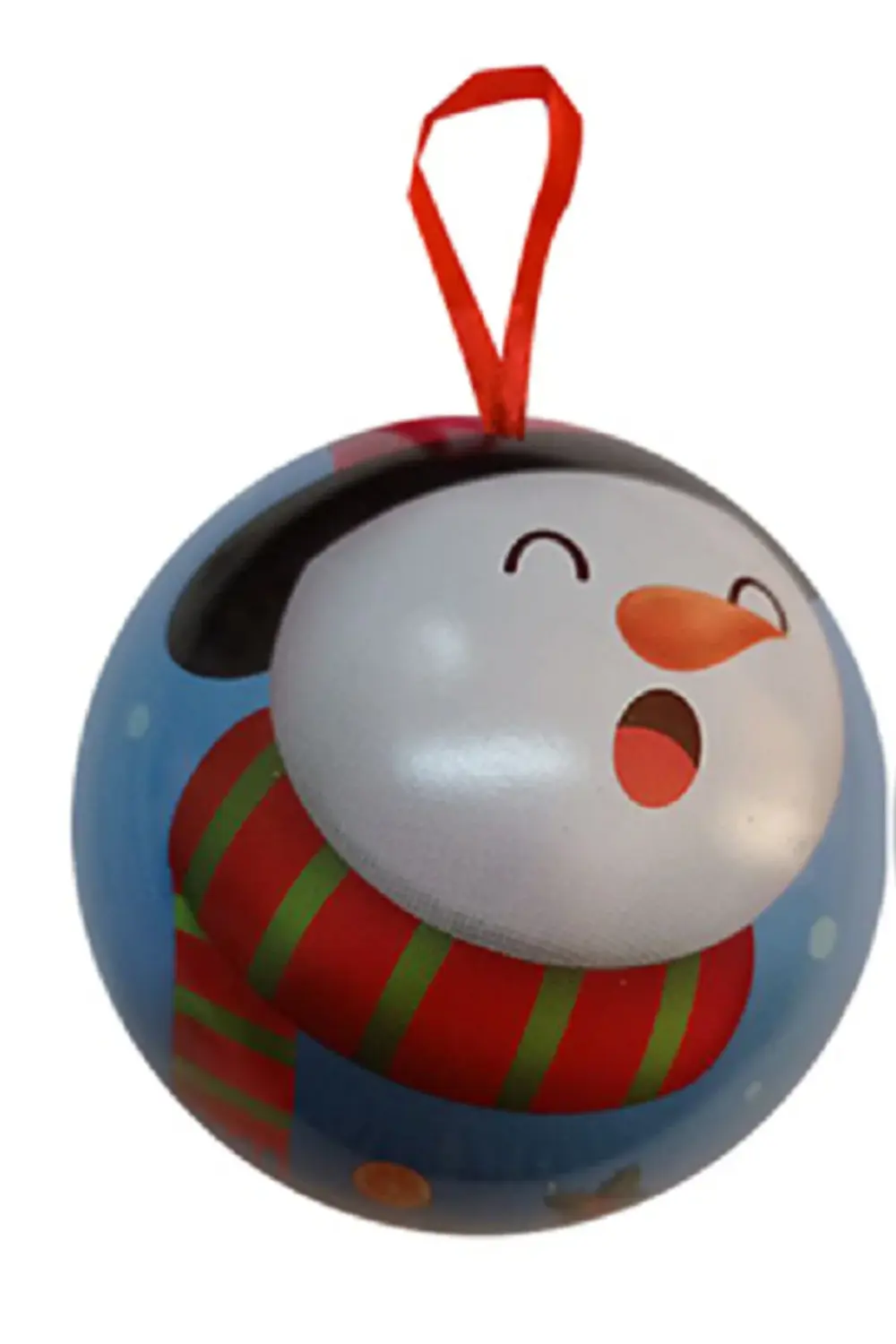 7 cm Kardan Adam Motifli Lüks Metal Ağaç Süsü içine hediye konula