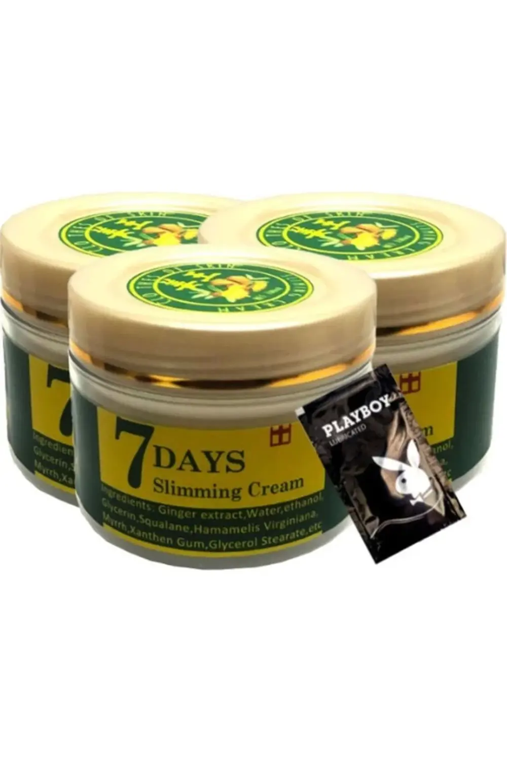 7 Days Ginger 3lü Adet Miracle Slimming Cream Kremi 100 ml + 1 Ad
