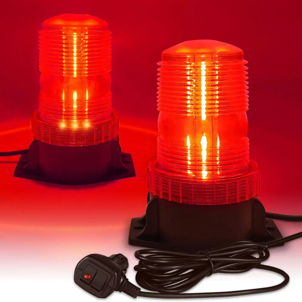 7 fonksiyonlu tepe lambası çakarlı mıknatıslı dikey model 12-30v 7 fonksiyonlu tepe lambası çakarlı mıknatıslı dikey model 12-30v