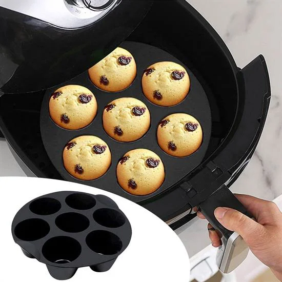7 Gözlü Silikon Çok Amaçlı Airfryer Muffin Cupcake Kek ve Çörek Pişirme Kalıbı Fiyatı, Yorumları ve Özellikleri