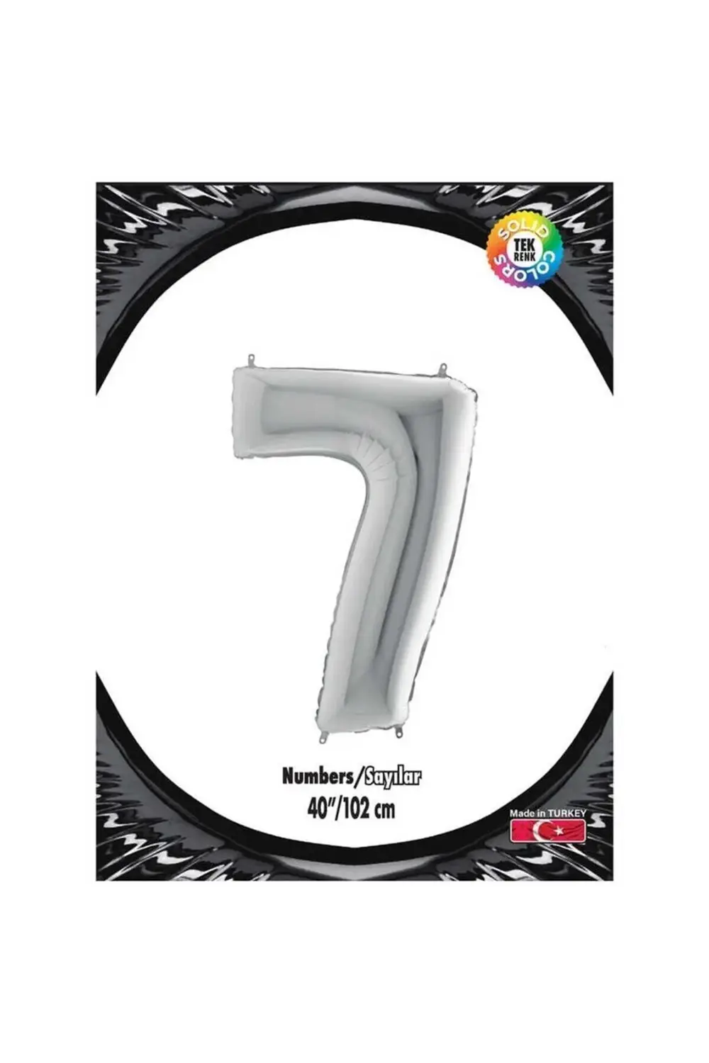 7 Gümüş 40 Inch Folyo Balon