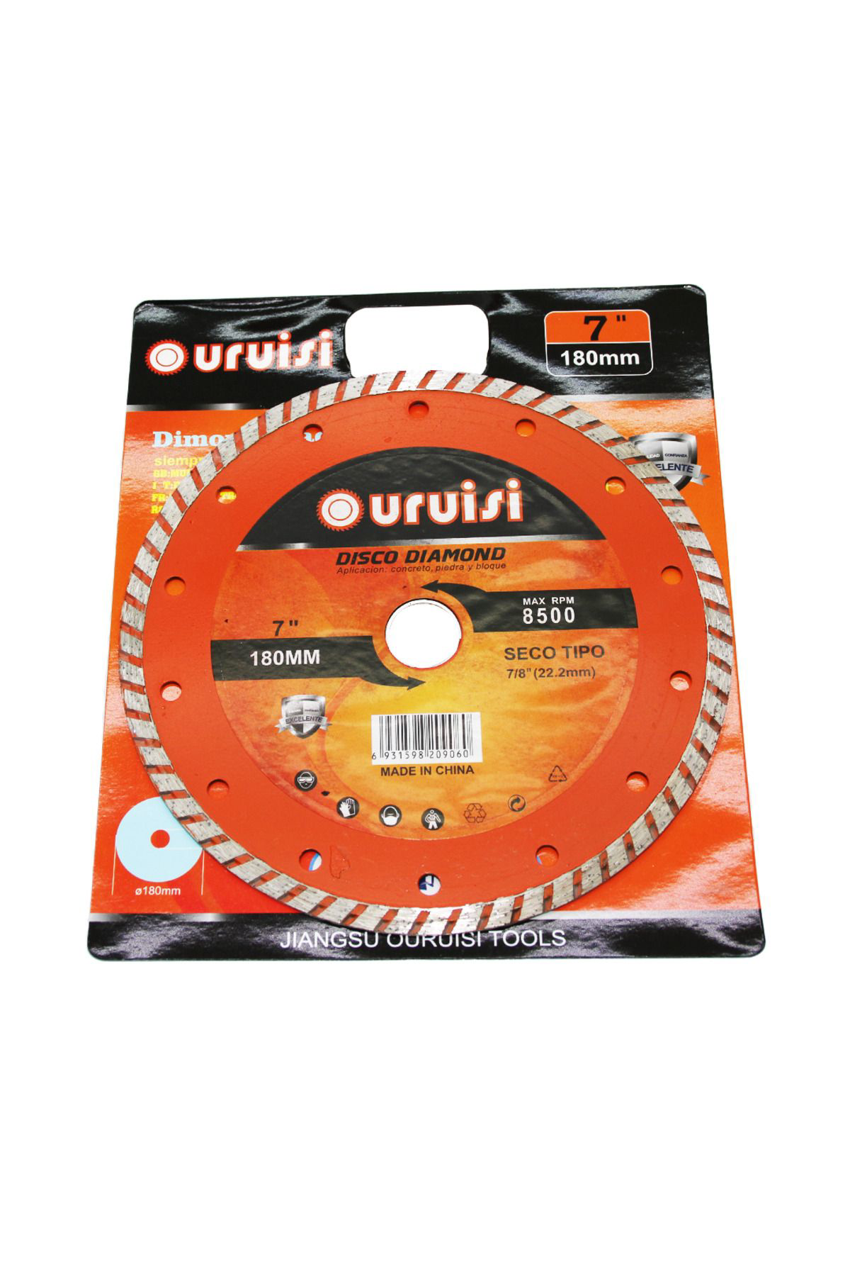 Ok Aksesuar 7 İnç  - 180Mm Mermer Kesici Disk  Ty-157  Go50601587640