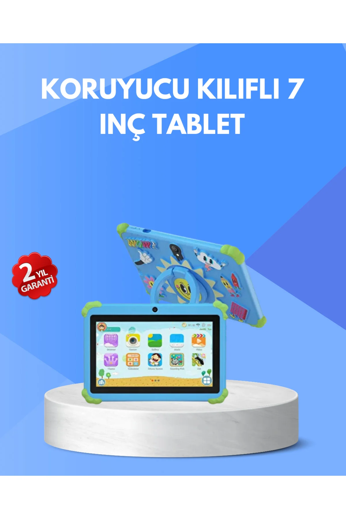 7 İnç Android Tablet WiFi Bluetooth ve Çift Kamera Destekli