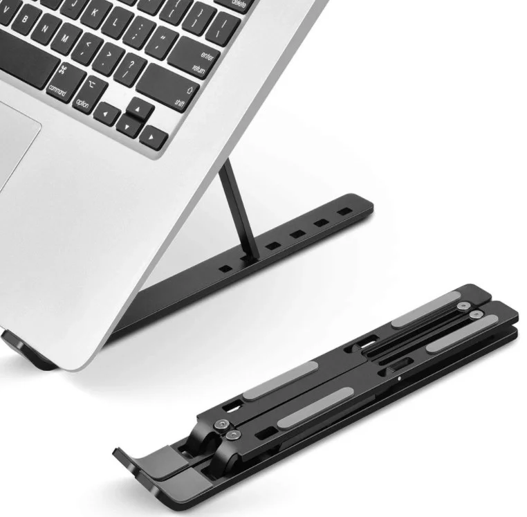 7 Kademeli Ayarlı Katlanabilir Laptop Tablet Standı Siyah 7 Kademeli Ayarlı Katlanabilir Laptop Tablet Standı Siyah