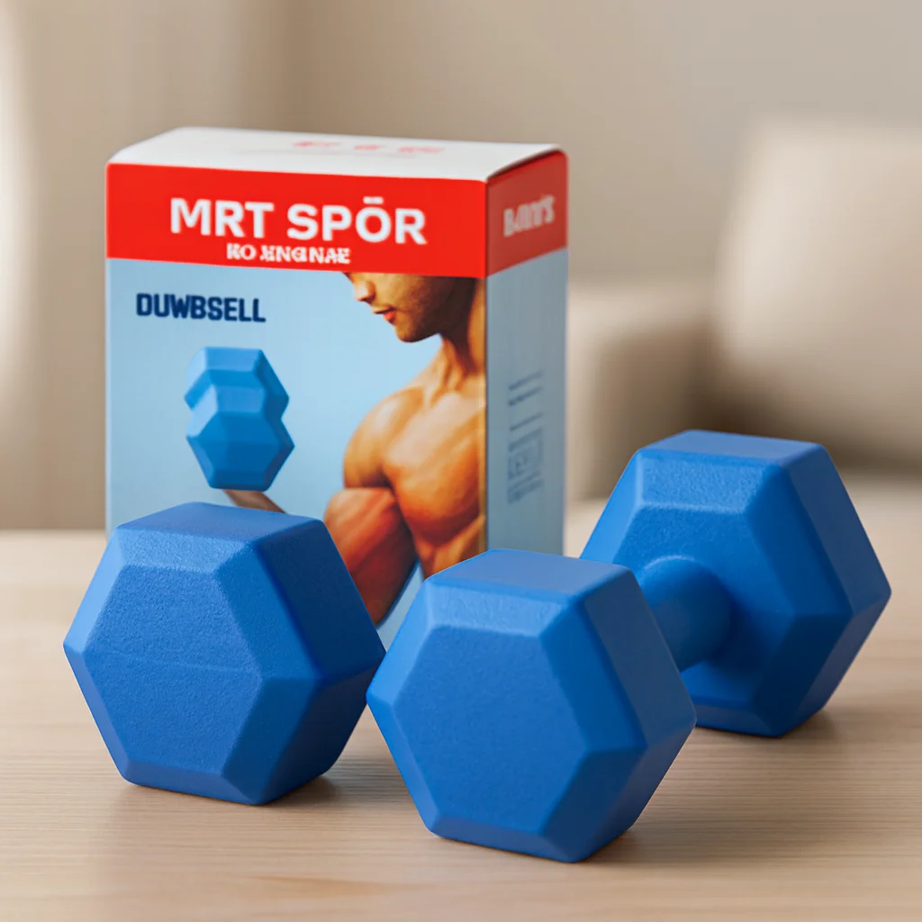 7 kg Plastik Köşeli Dambıl (2'li Set)