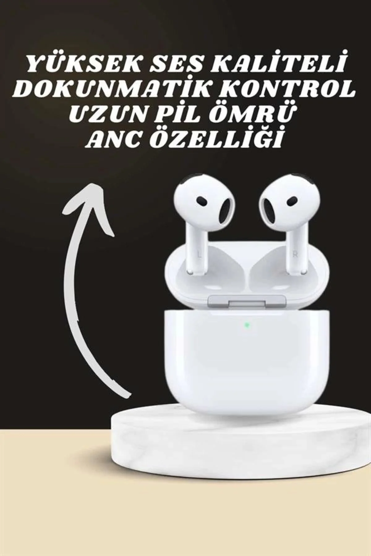 7 Kordonlu Akıllı Saat Ve 3.nesil Kulaklık Dokunmatik Ekran Sesli Görüşme Yapabilen