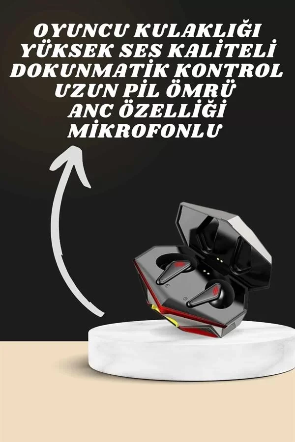 7 Kordonlu Akıllı Saat Ve Oyuncu Kulaklığı Bluetooth Bağlantılı A