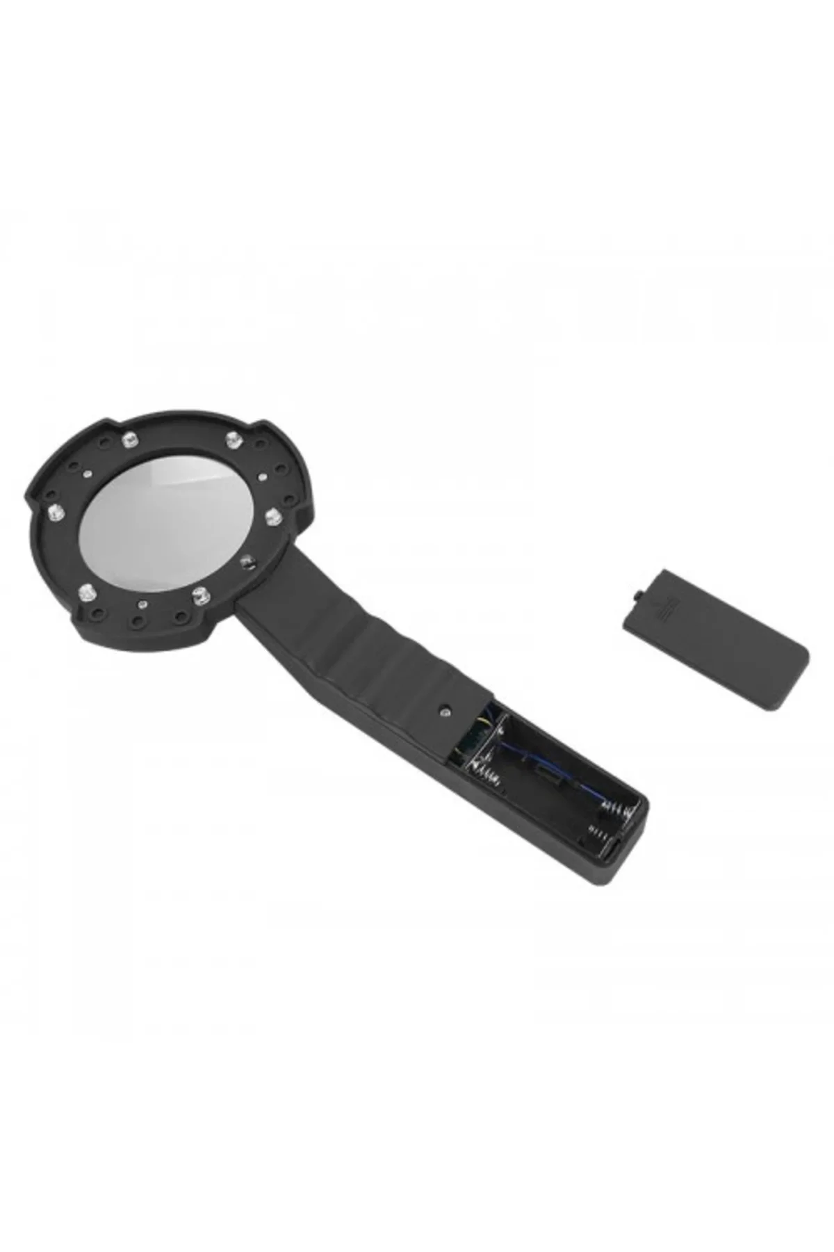 7 Led Aydınlatma,fener,pusula,4x Büyütme Okuma Büyüteç Th600557 -