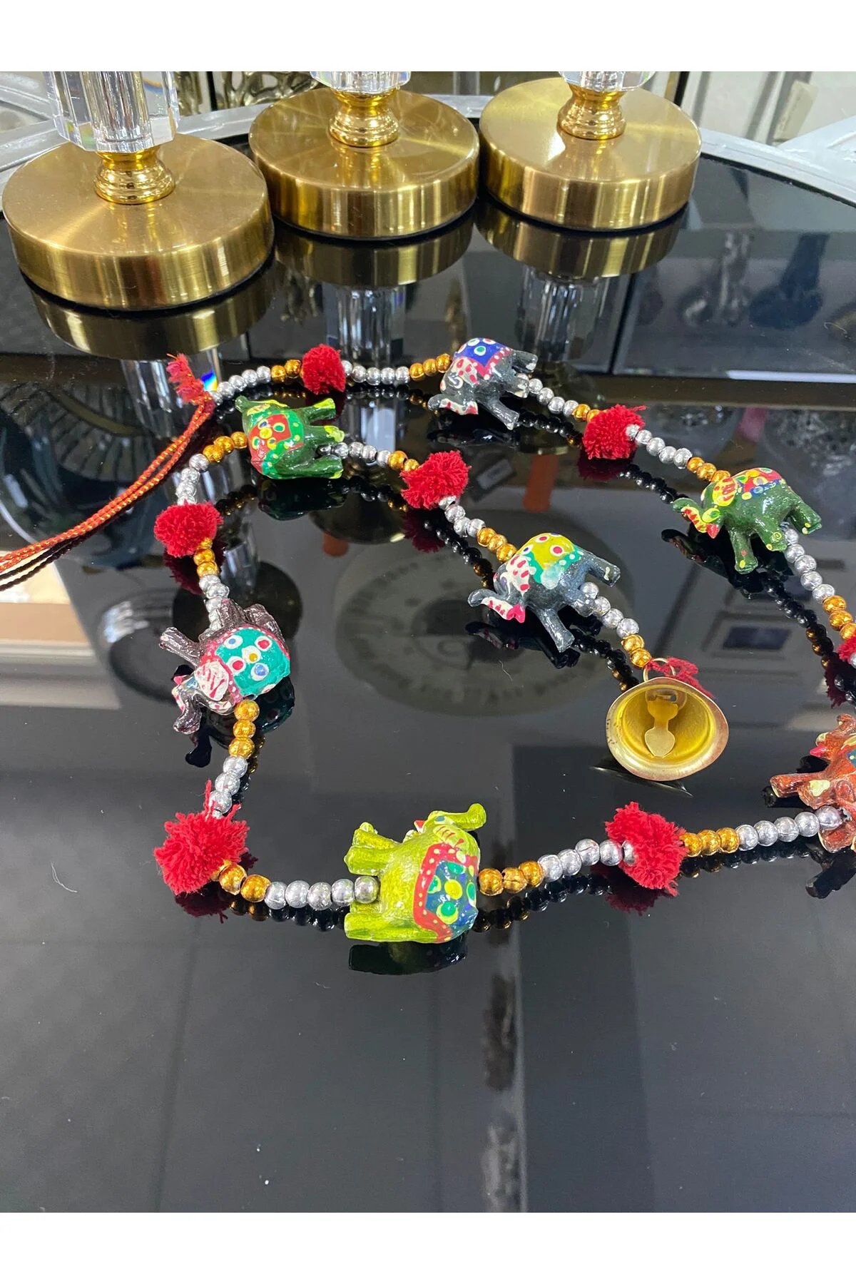 7 Li Fil Bereket Sarkaçı Dekoratif Balkon Bahçe Duvar Kapı Süsü 102*6cm