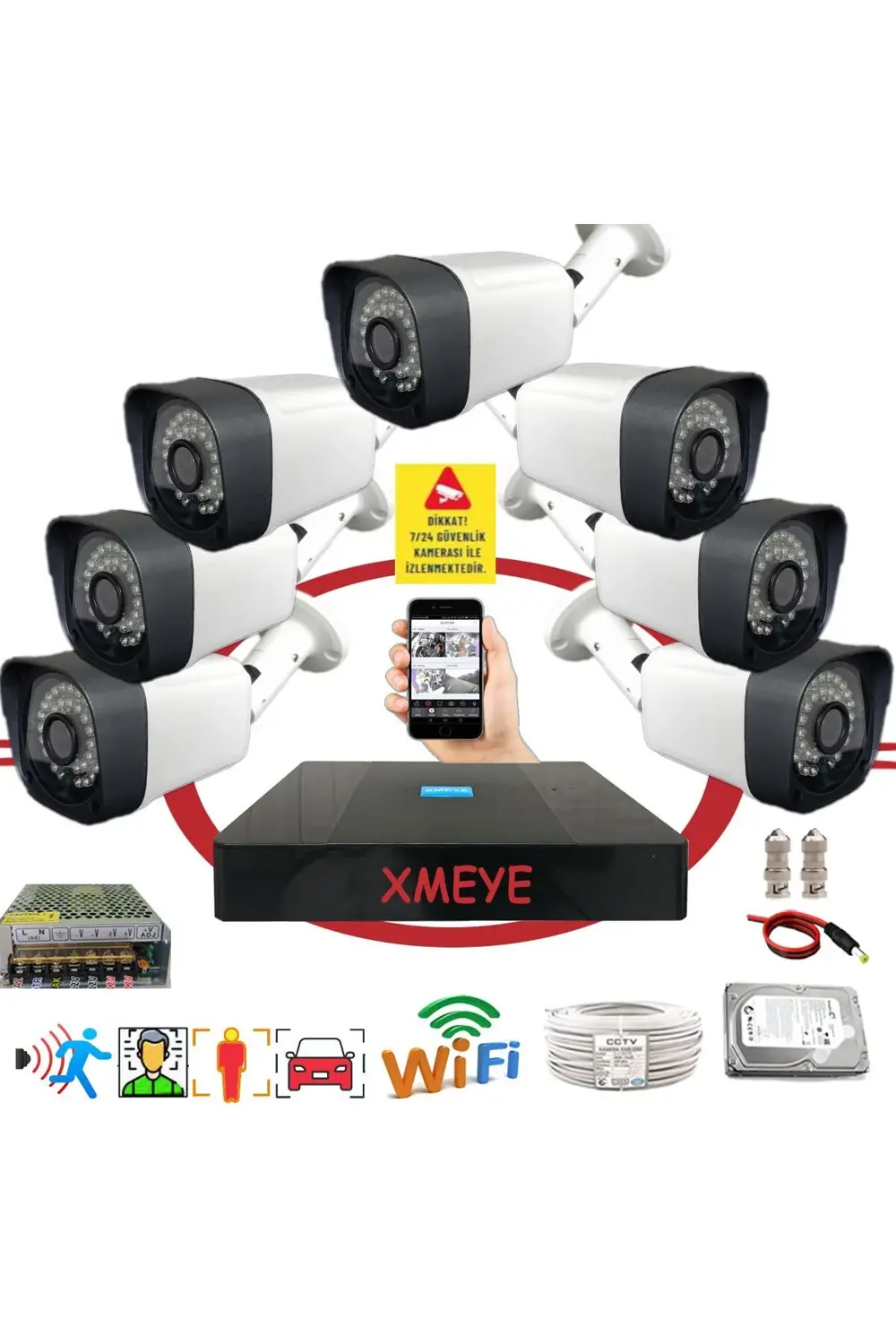 7 Li Yapay Zeka Destekli Araç,yüz,insan Hareket Algılayan 5 Mp Le