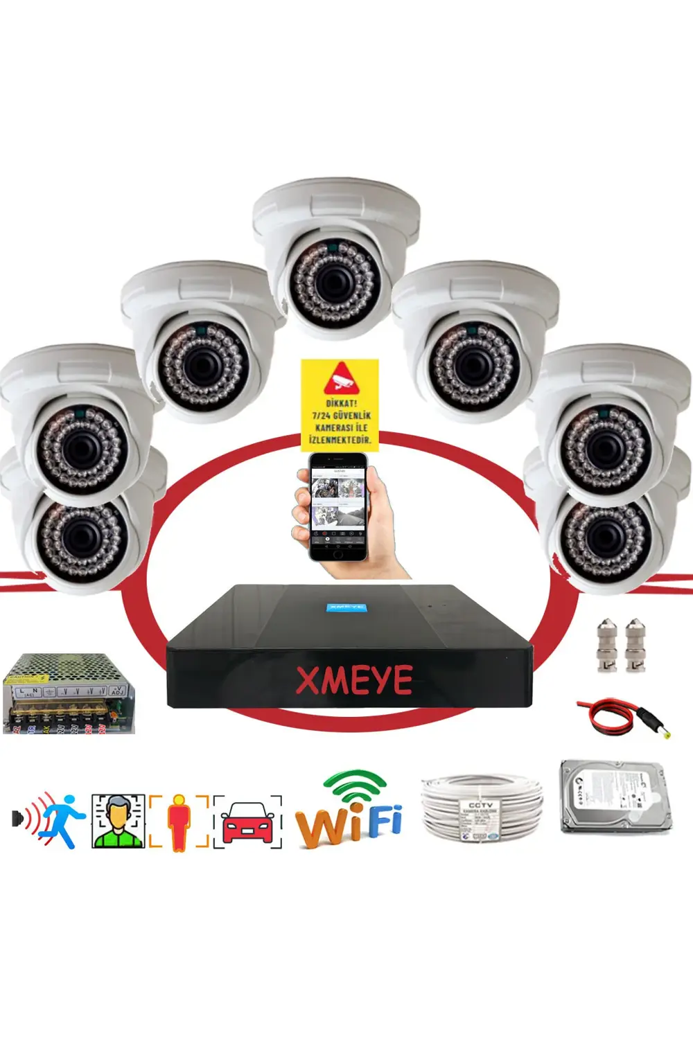 7' Li Yapay Zeka Destekli Araç,yüz,insan Ve Hareket Algılayan 5 M