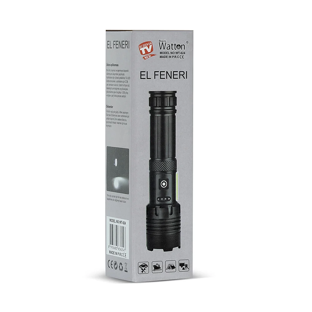 7 Mod TX6 Powerbank El Feneri WT-624 Fiyatı, Yorumları ve Özellikleri