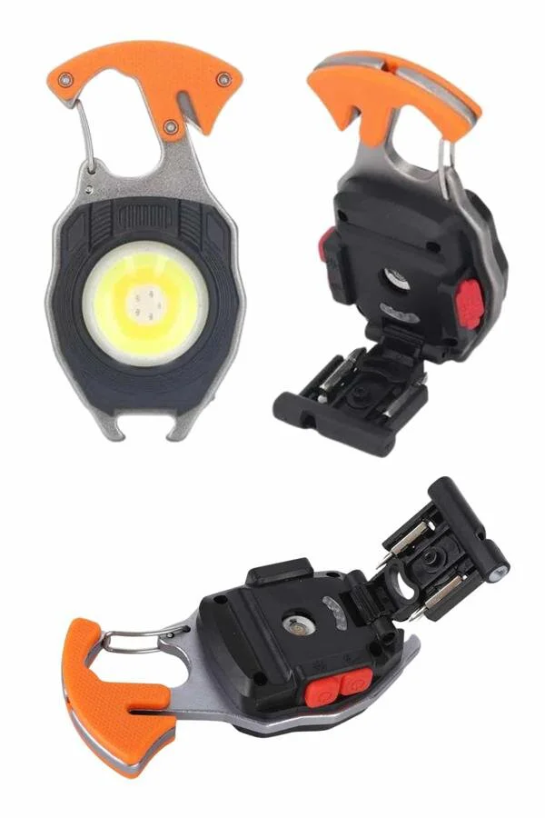 7 Modlu Çok Fonksiyonlu USB Şarjlı Acil Durum Cep Feneri