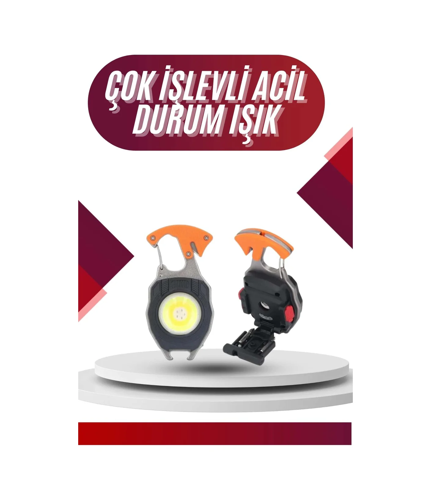 7 Modlu Mini Led Lamba Anahtarlık Usb Şarjlı Kamp İçin Taşınabilir - Lisinya Diğer Fiyatı, Yorumları ve Özellikleri