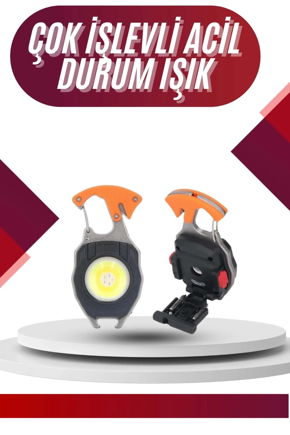 7 Modlu Mini Led Lamba Anahtarlık USB Şarjlı Kamp İçin Taşınabilir Fiyatı, Yorumları ve Özellikleri