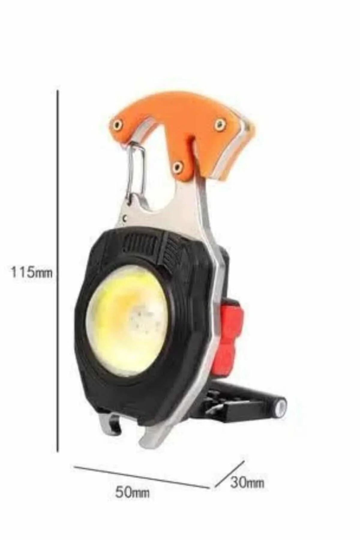 7 Modlu Mini Led Lamba Anahtarlık Usb Şarjlı Kamp İçin Taşınabili